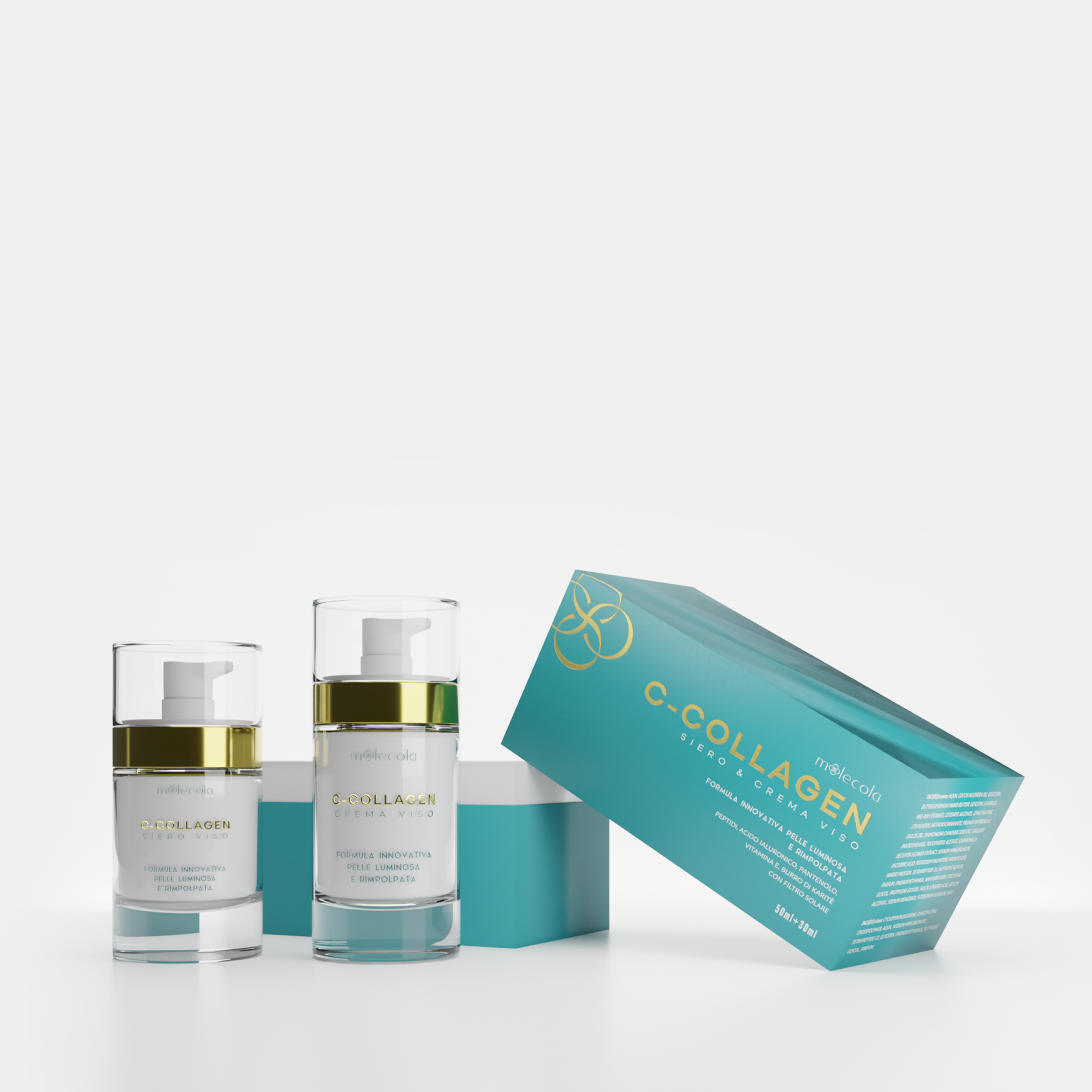 C-COLLAGEN FACE SERUM AND CREAM