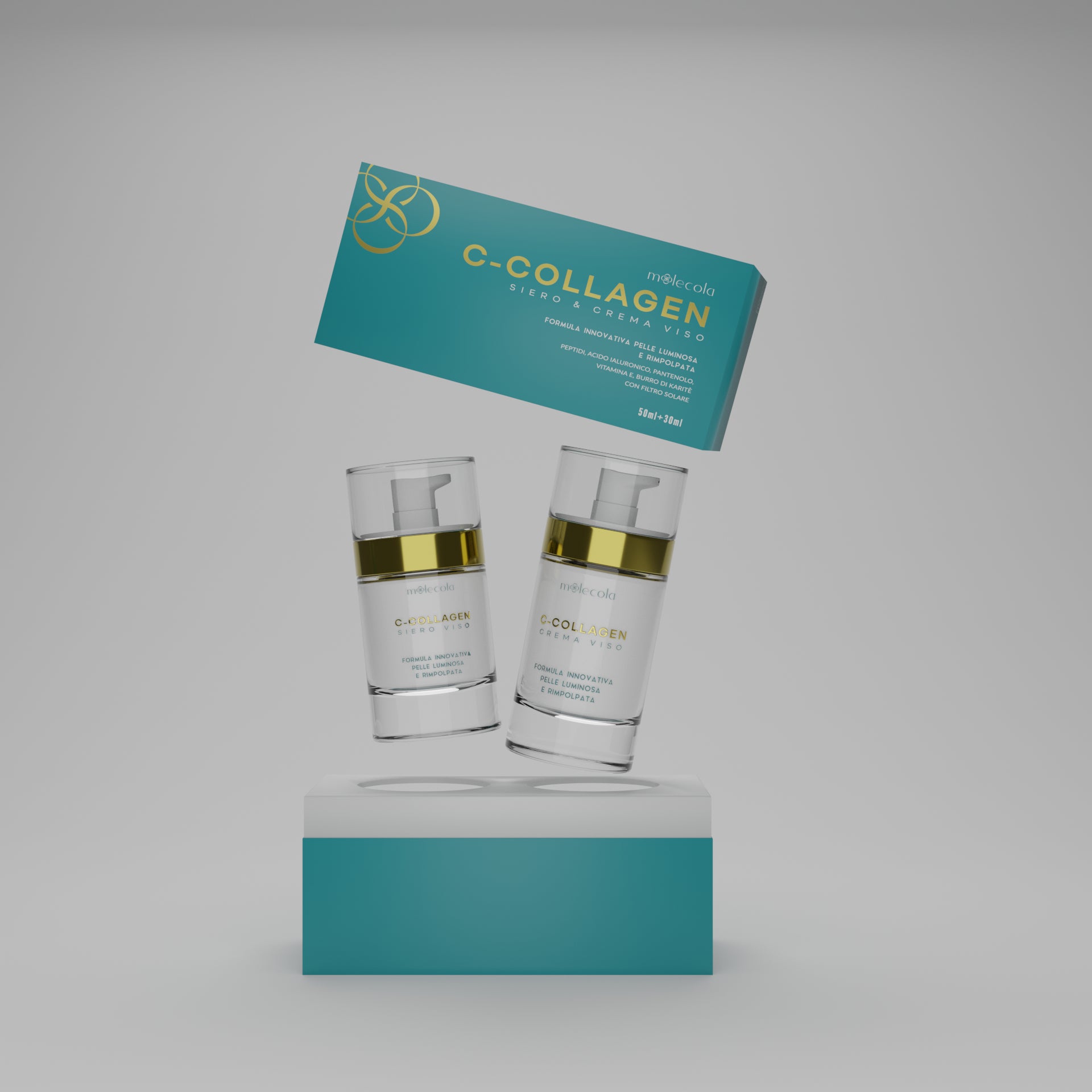 C-COLLAGEN FACE SERUM AND CREAM